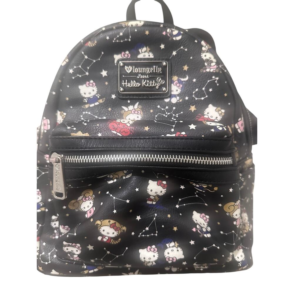 Loungefly Hello Kitty Zodiac Print x Sanrio Mini Backpack Purse BKO33909 EUC - Picture 2 of 12
